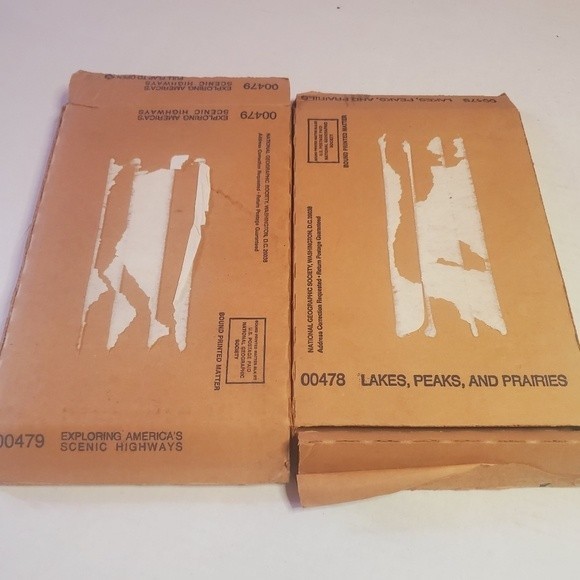 National Geographic Society set 2 "LAKES PEAKS & PRAIRIES Scenic highways 1984 - Picture 8 of 8